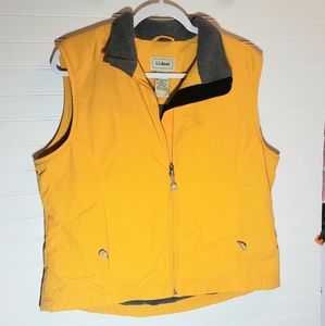 L.L Bean Fleece lined vest